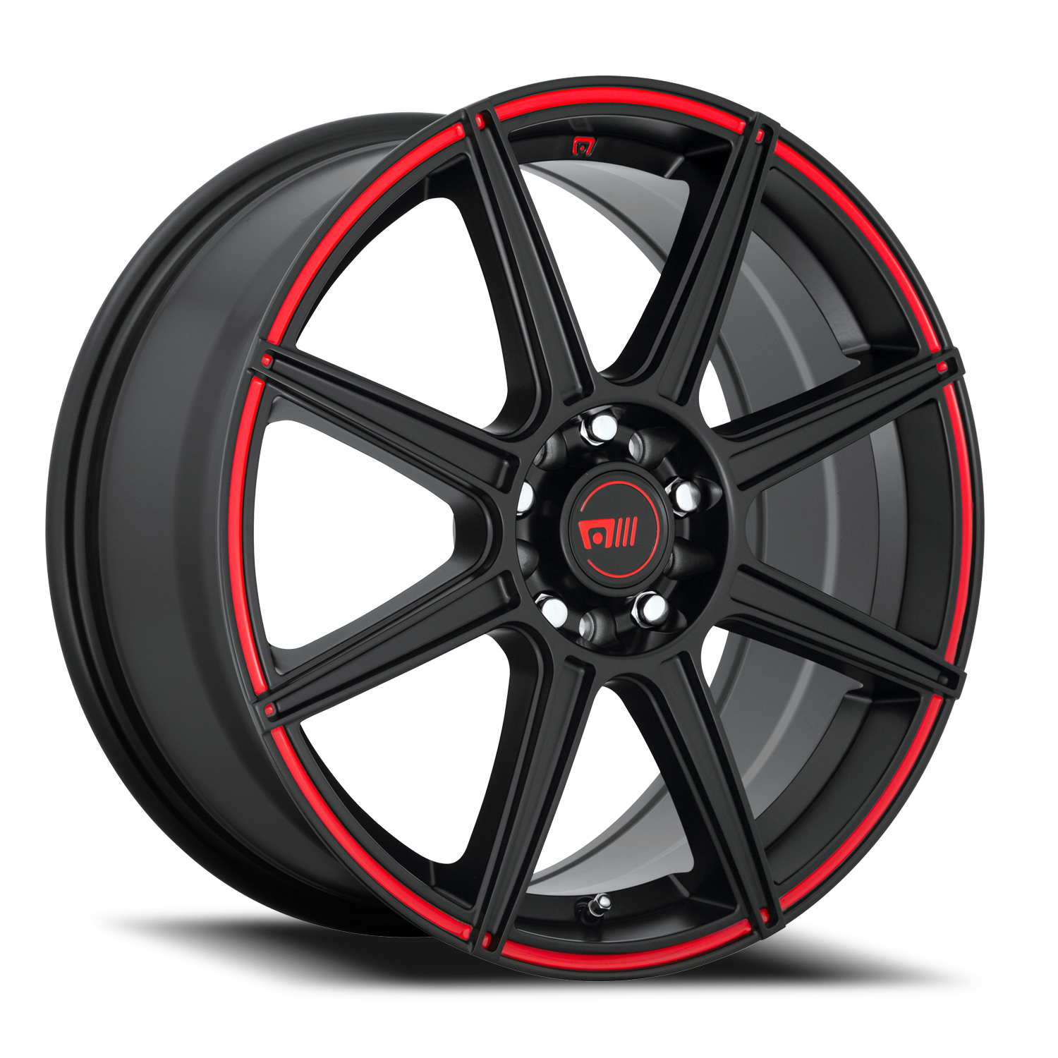 Satin Black Red-Stripe