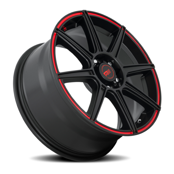 Satin Black Red-Stripe