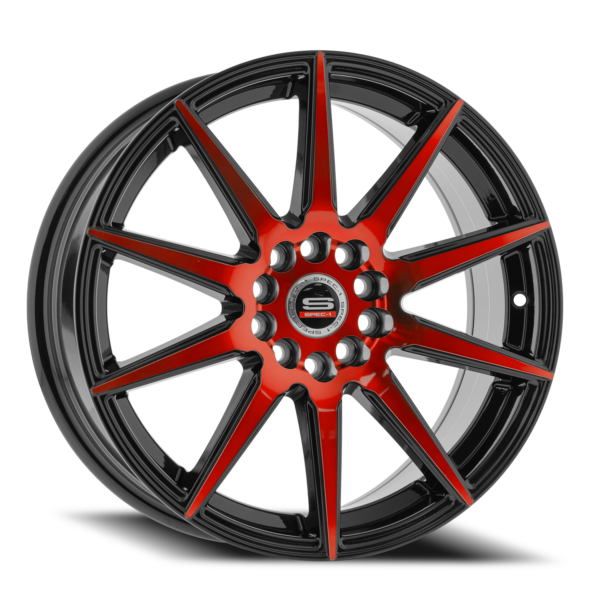 SP-GBR Gloss Black Red-Machined