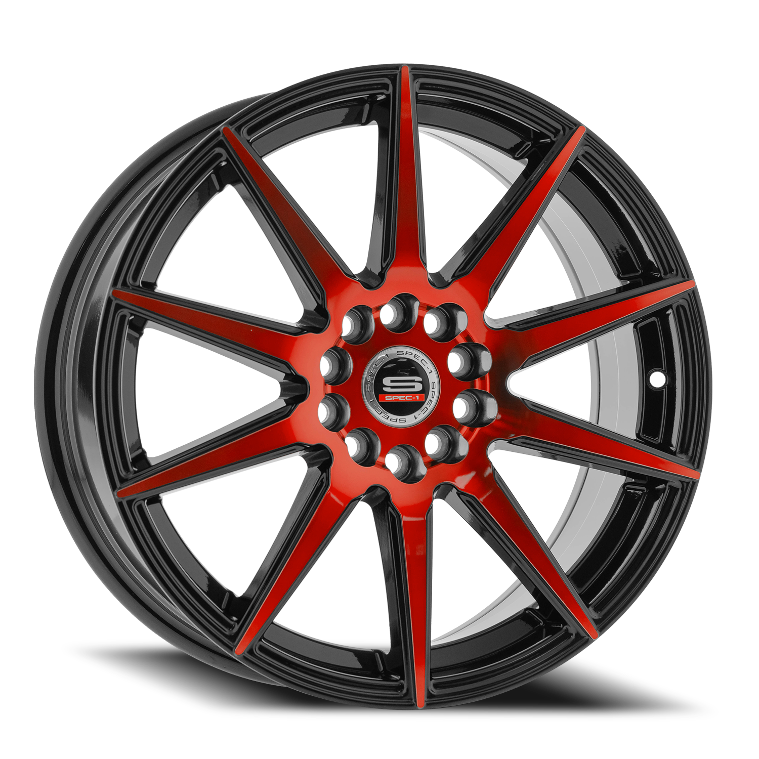 SP-GBR Gloss Black Red-Machined