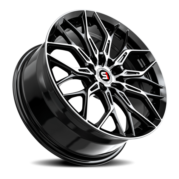 BM Gloss Black Machined