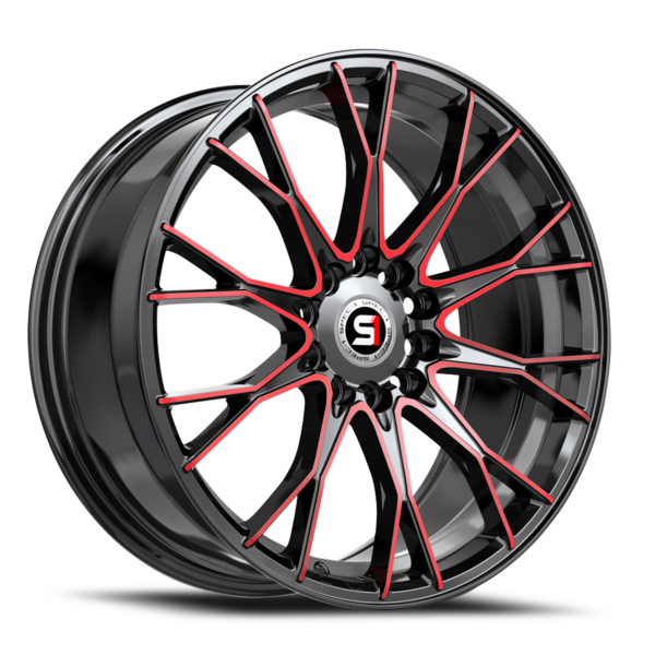 SP BMR Gloss Black Red-Machined