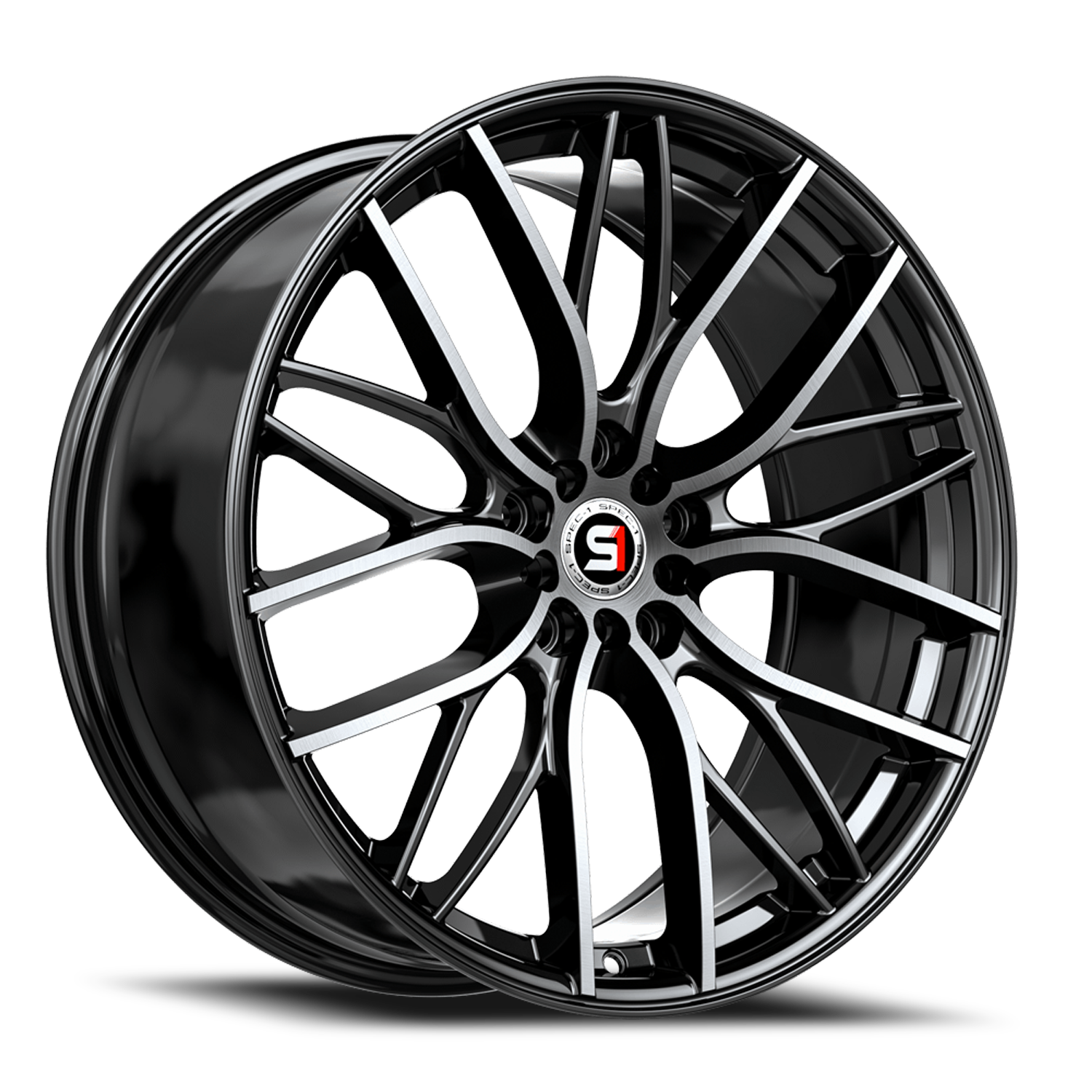 Gloss Black Machined