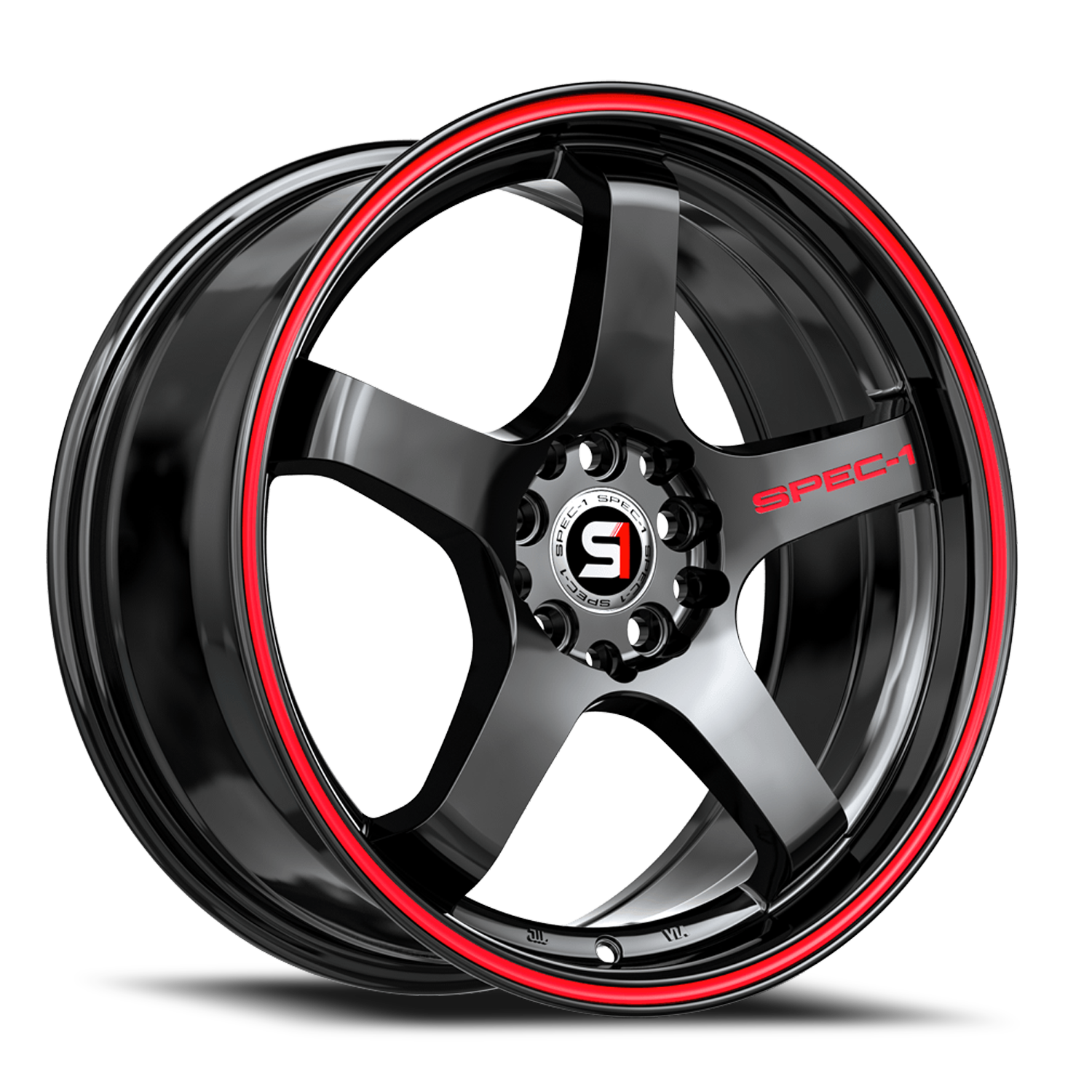 Gloss Black Red Line