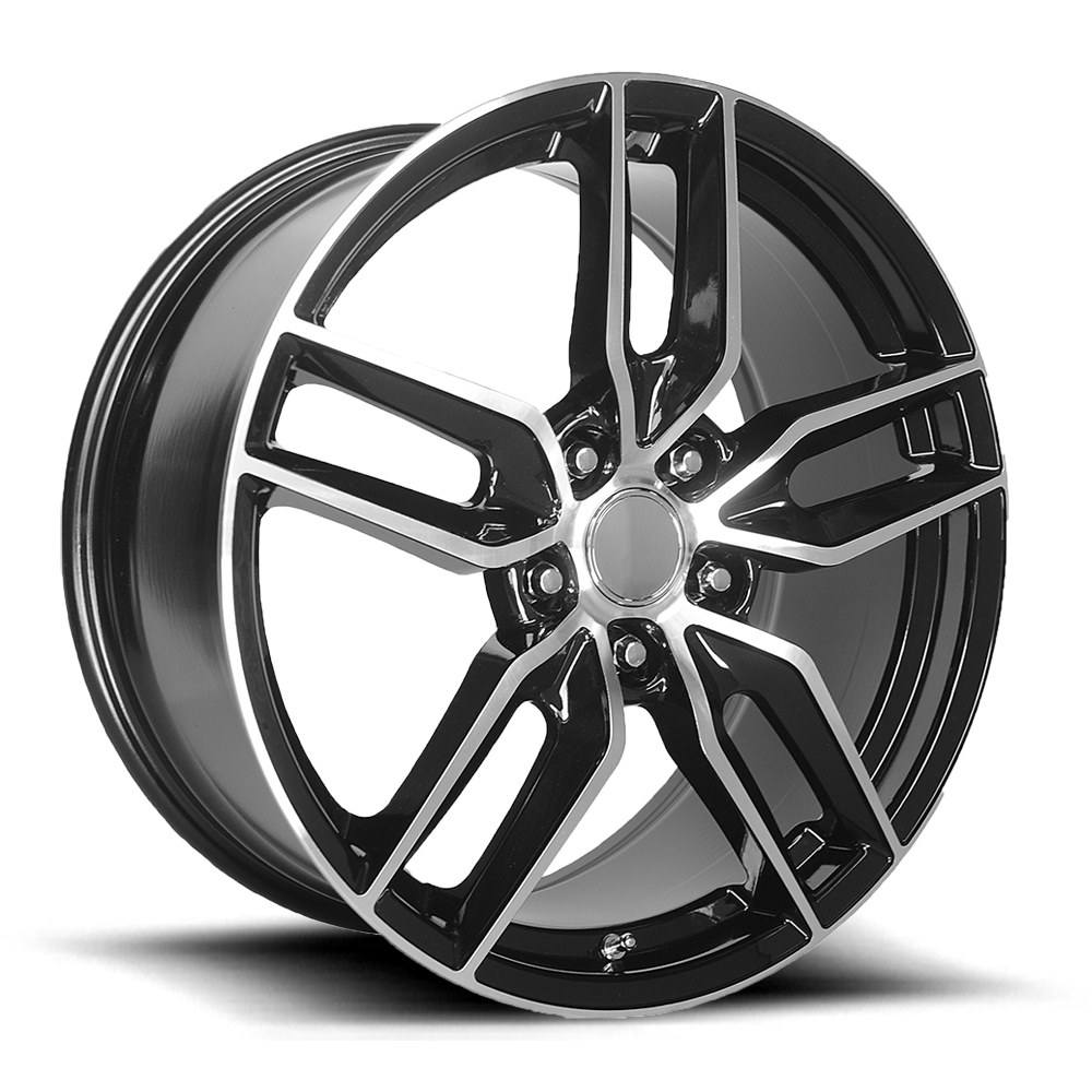 Gloss Black Machined