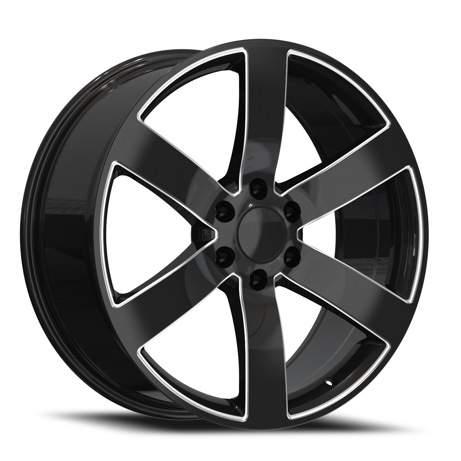 Gloss Black Milled