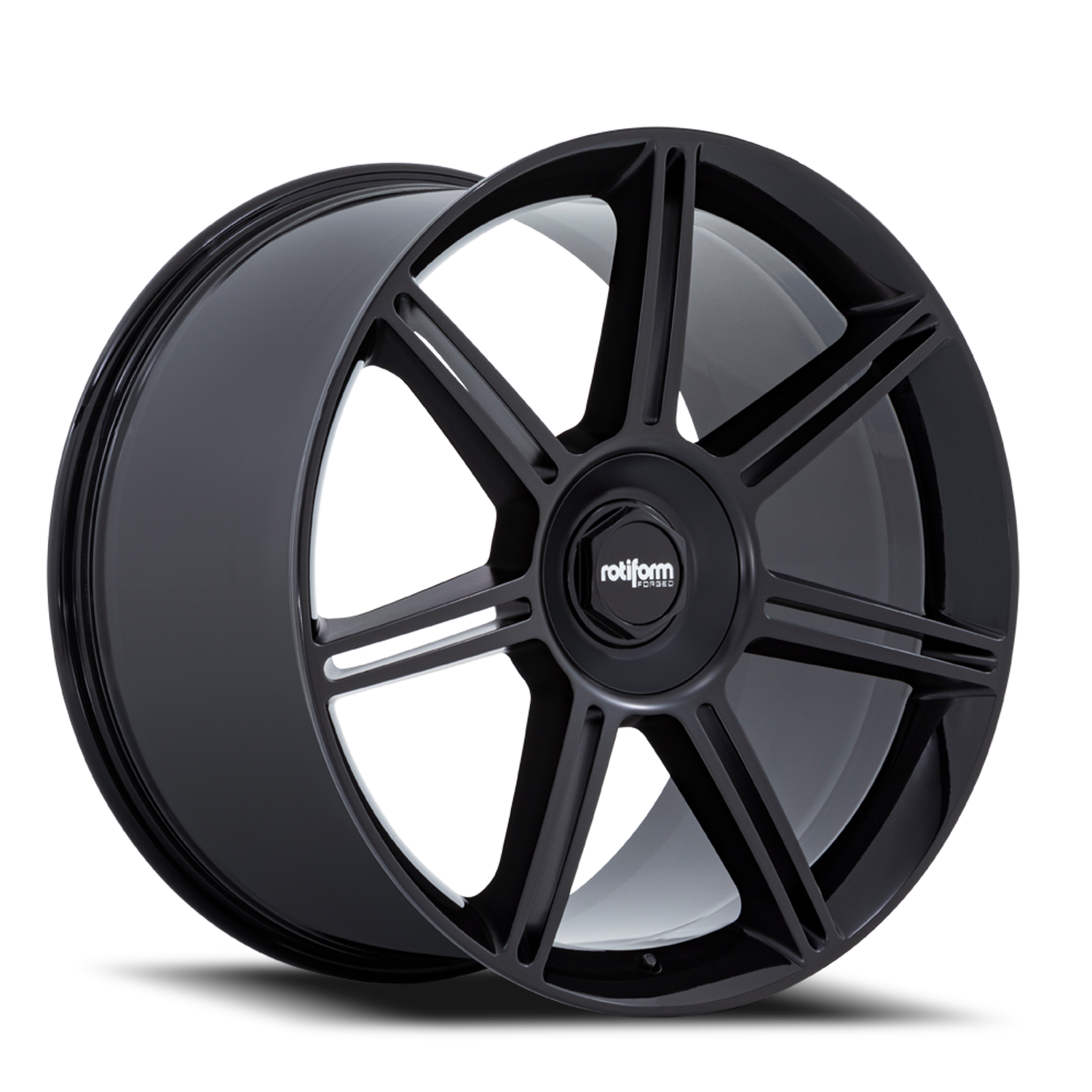 FRA GB Gloss Black Matte-Black-Spokes