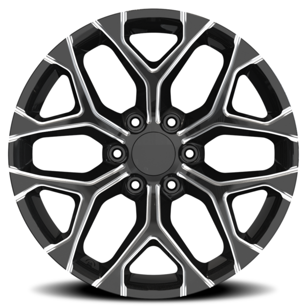 Gloss Black Milled