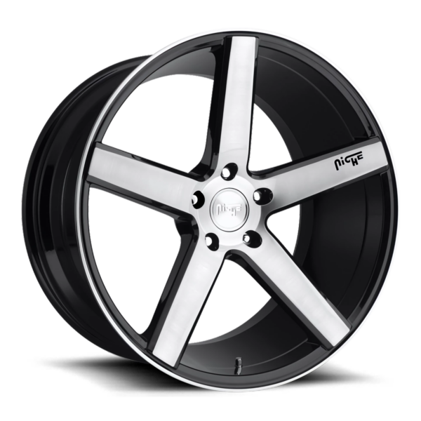 Milan M Gloss Black Brushed