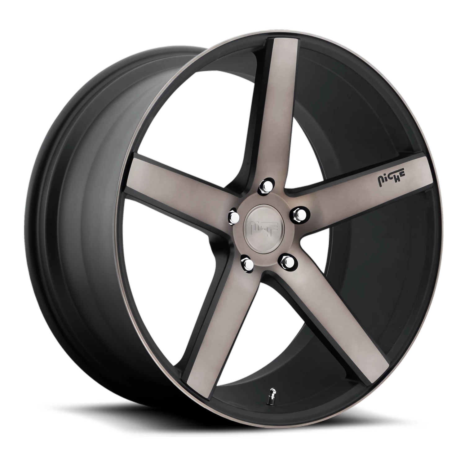 Milan M134 Black Machined Dark Tint