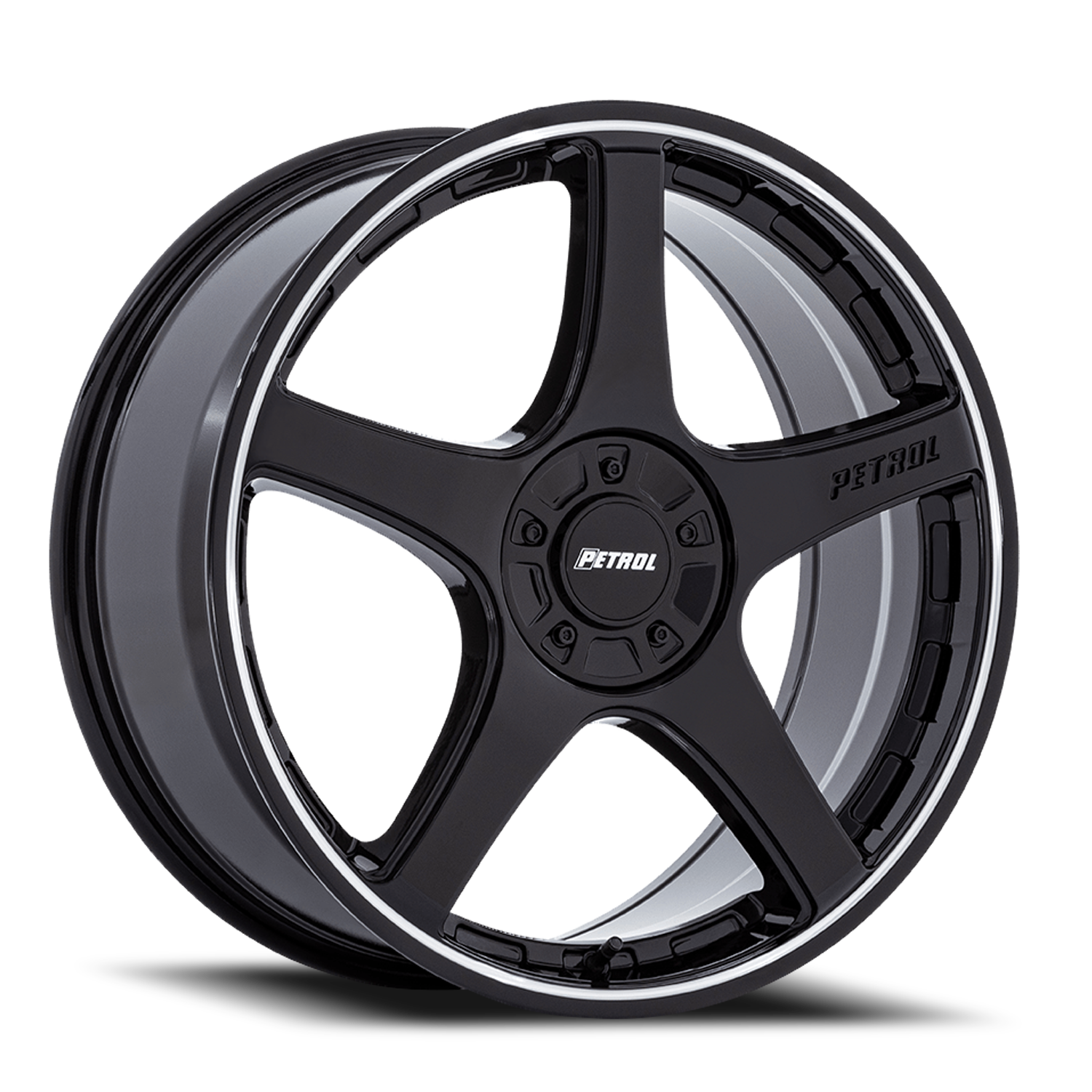 P2E GBML Gloss Black Machined-Lip
