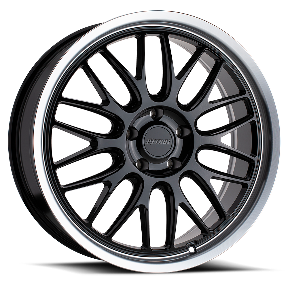 Gloss Black Machined-Lip