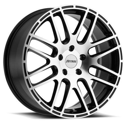 Gloss Black Machined Cut Face