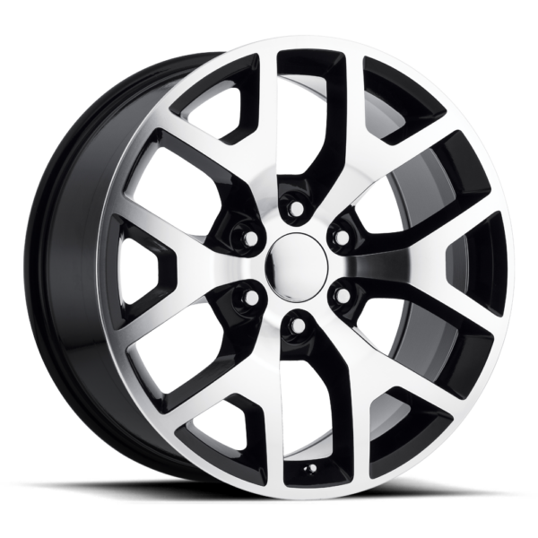 PR169 Gloss Black Machined-Spokes