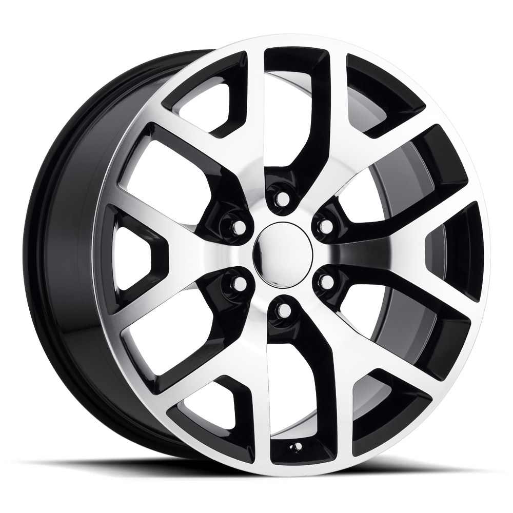 PR169 Gloss Black Machined-Spokes