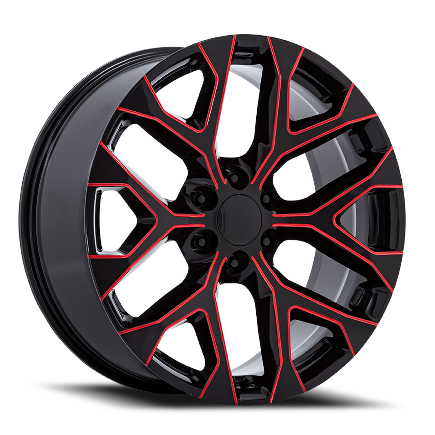 Black Red Milled