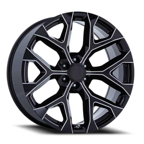 Gloss Black Milled Wheels