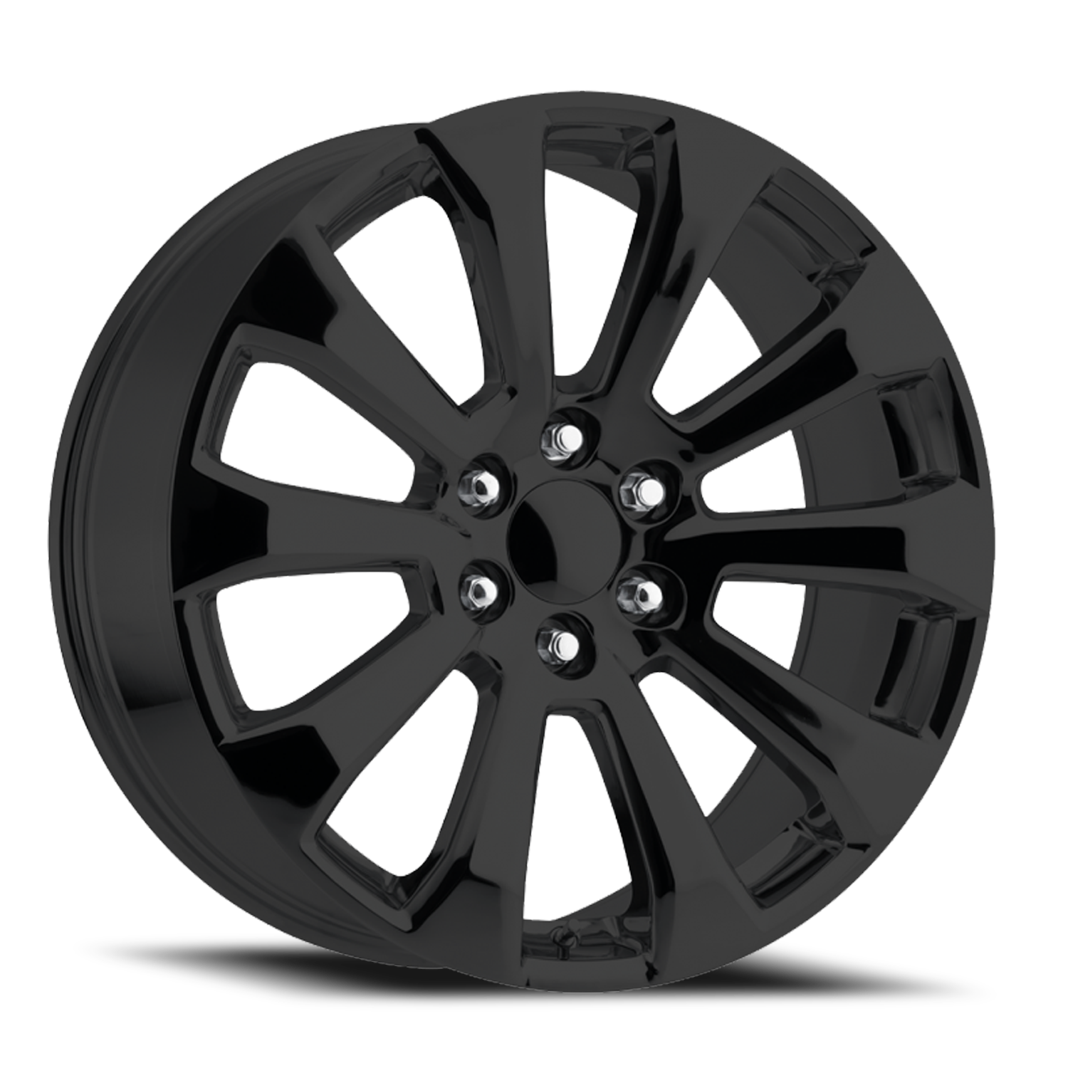 PR204 Gloss Black Wheels