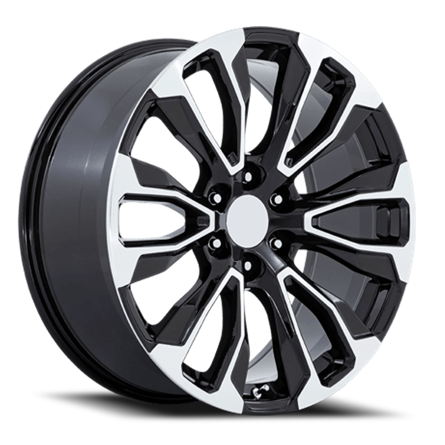 PR211 Gloss Black Machined-Face