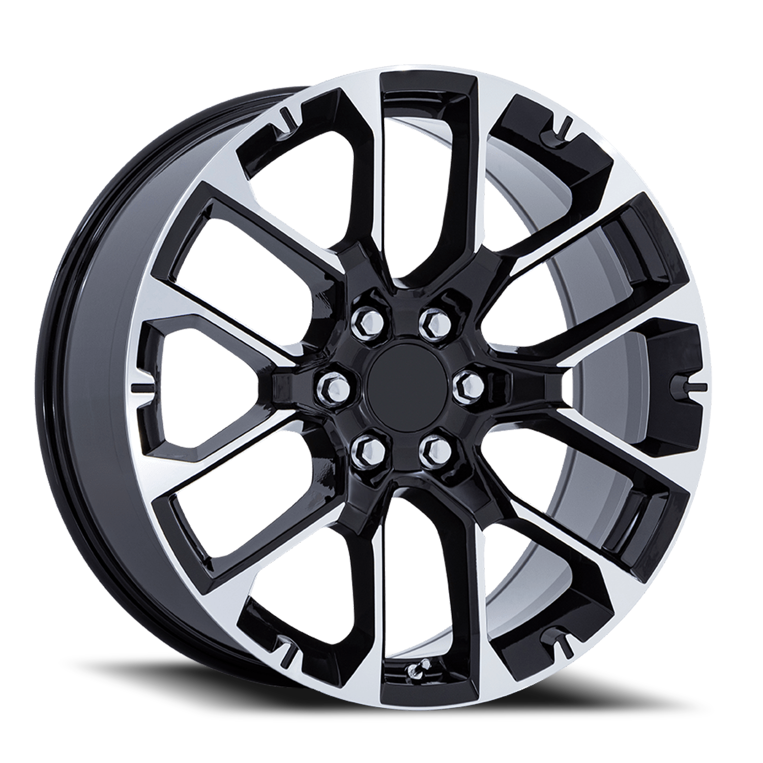 PR224 BM Gloss Black Machined-Face