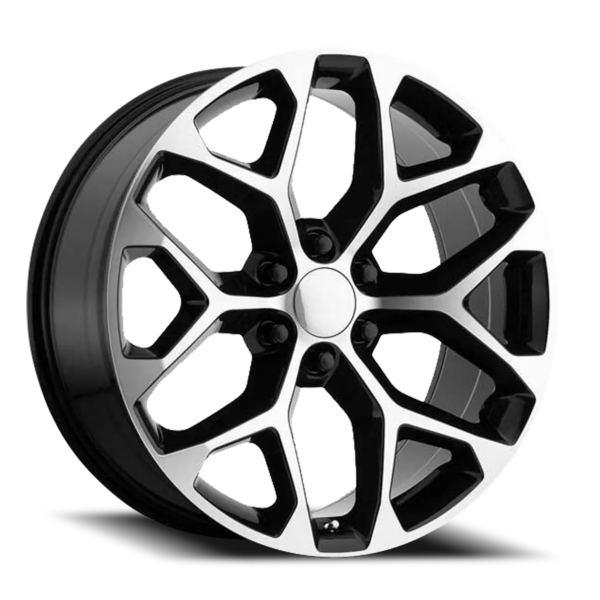 Gloss Black Machined-Face Wheel