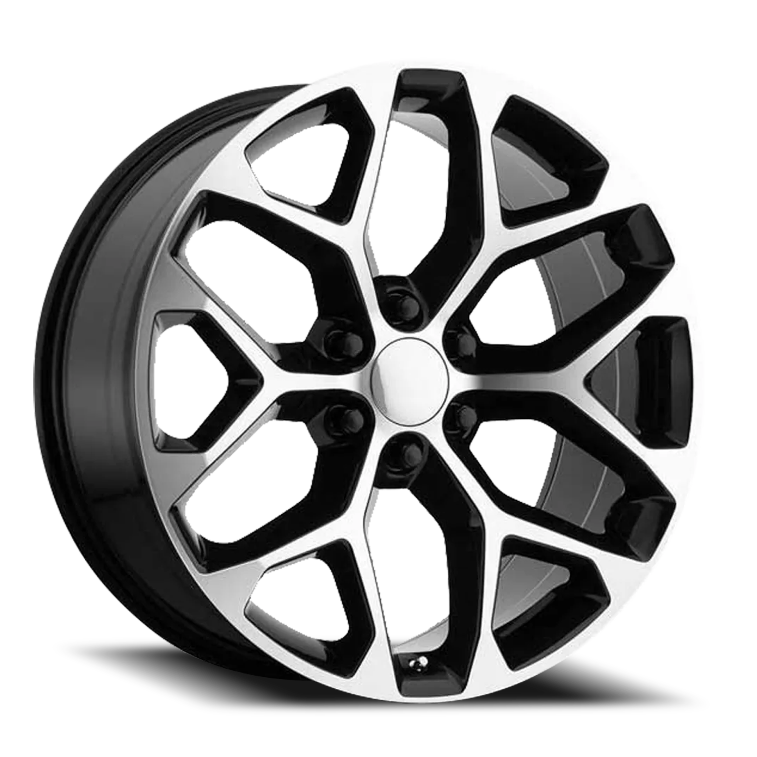 Gloss Black Machined-Face Wheel
