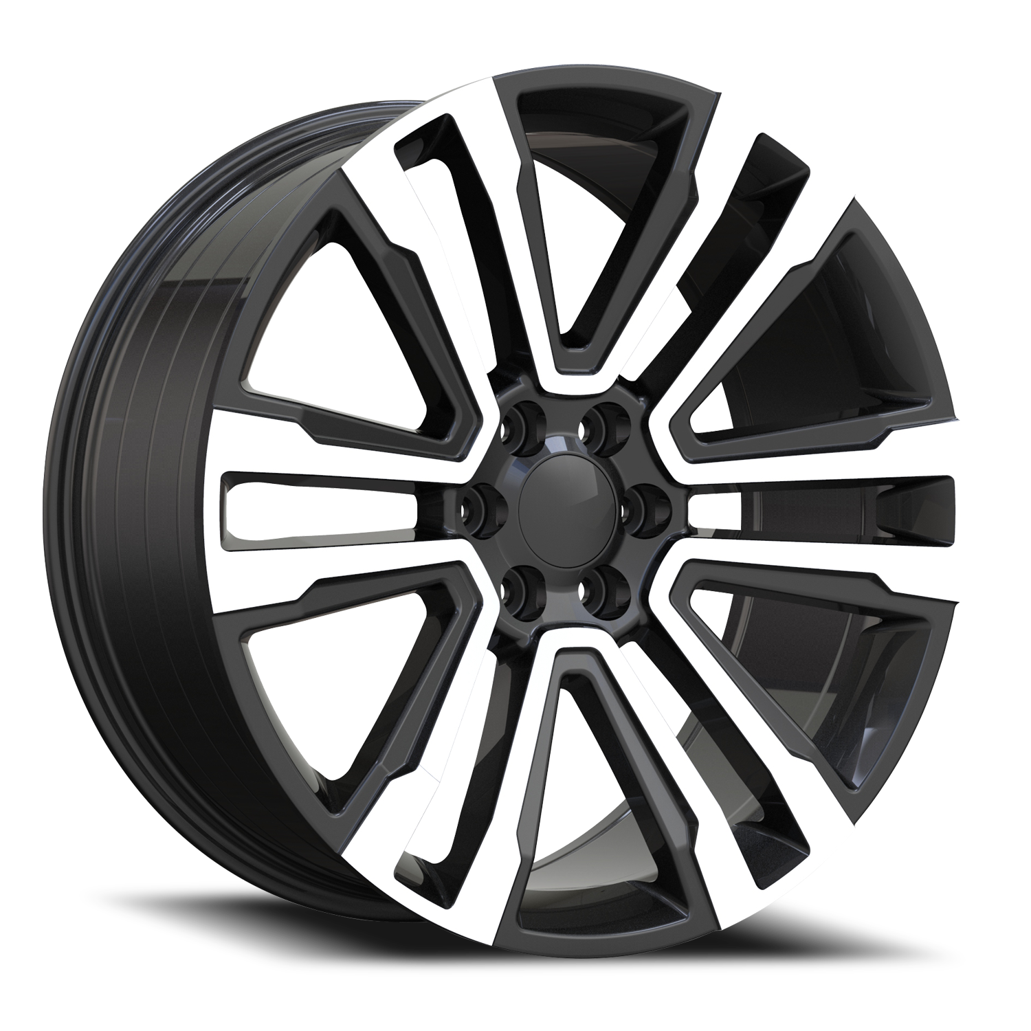 Gloss Black Machined Face